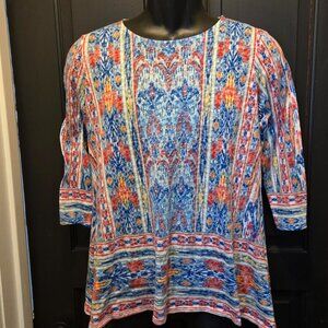 RUBY RD SEQUINNED WOMEN SIZE M Hems have flare at hips